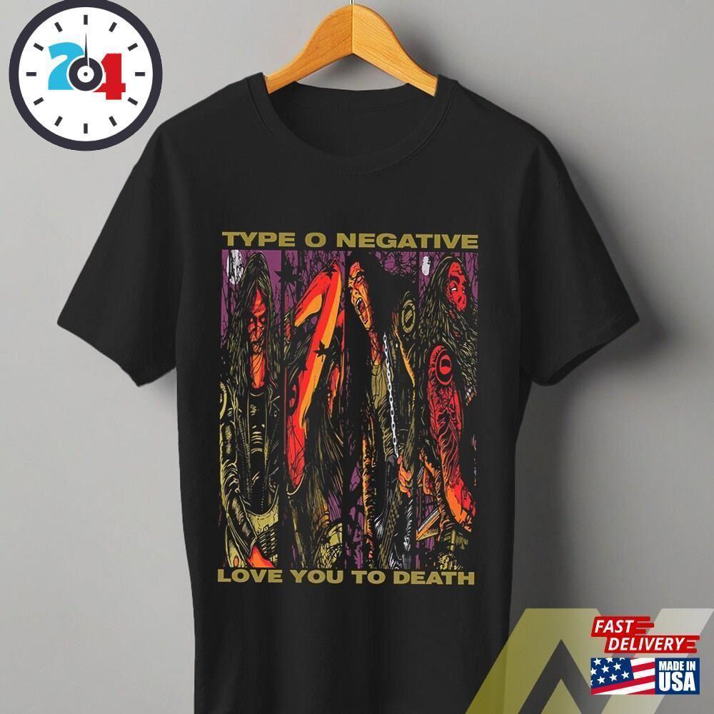 Type O Negative Love You To Death T-Shirt Metal Band Tour